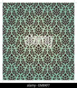 Damask seamless pattern Stock Vector