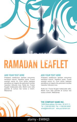 Leaflet design Stock Vector