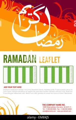 Leaflet design Stock Vector