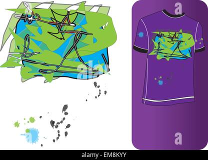 crazy colors Stock Vector