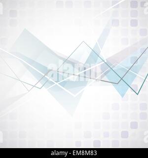 Elegant Geometric Blue Background. Stock Vector