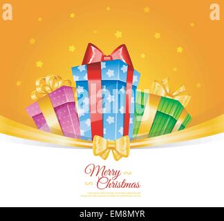 Christmas presents Stock Vector