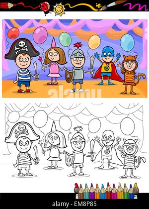 kids ball for coloring book Stock Vector