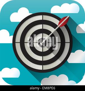 Target practice icon Stock Vector