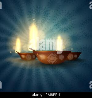 Happy Diwali Festival. Stock Vector