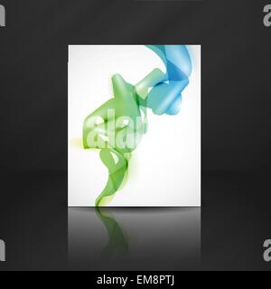 Abstract Smoke Background. Stock Vector