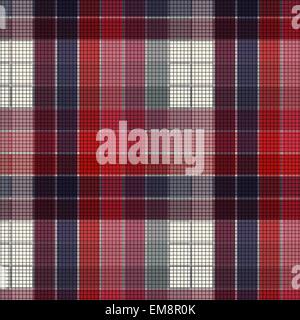 Plaid fabric Stock Vector