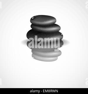 Spa Stones. Stock Vector