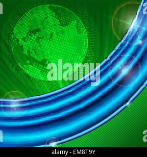 Eco Green Background. Stock Vector
