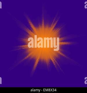 Blue halftone blast. EPS 10 Stock Vector