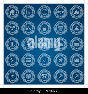 General icon set Stock Vector