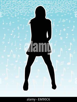 The Performer Stock Vector