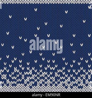 Seamless Knitted Pattern Stock Vector