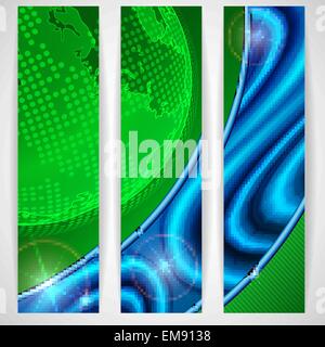 Eco Green Background. Stock Vector