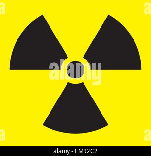 Nuclear threat, radiation sign, vector illustration Stock Vector Image ...