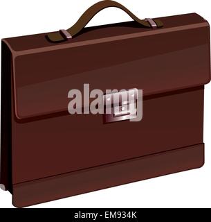 Briefcase. Vector illustration. Stock Vector