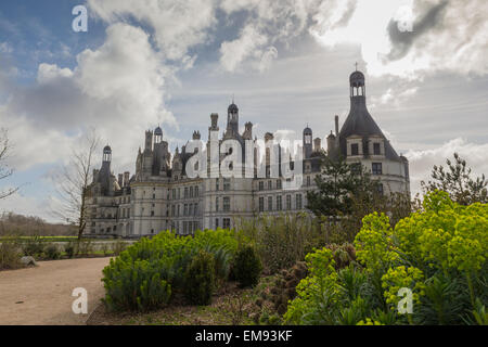 Charmond Chateau in the Loire valley in France. Stock Photo