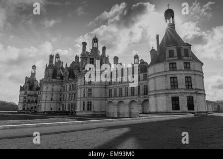 Charmond Chateau in the Loire valley in France. Stock Photo