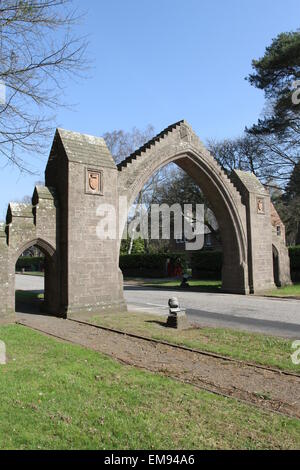 Dalhousie Arch Edzell Scotland  April 2015 Stock Photo