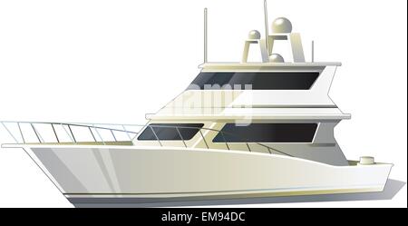 Vector yacht Stock Vector