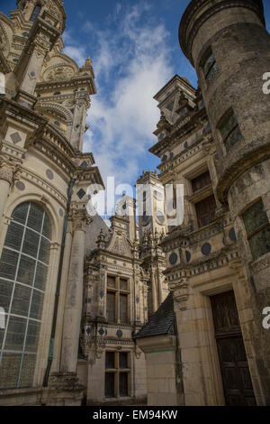 Charmond Chateau in the Loire valley in France. Stock Photo