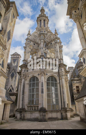 Charmond Chateau in the Loire valley in France. Stock Photo