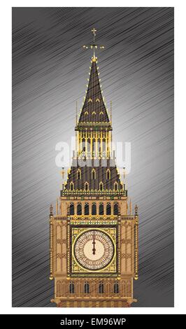 Striking Midnight Stock Vector