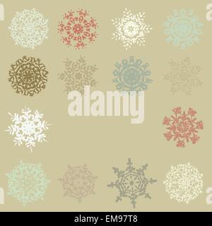 Set of vector snowflakes. EPS 10 Stock Vector Image & Art - Alamy