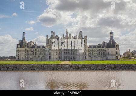 Charmond Chateau in the Loire valley in France. Stock Photo