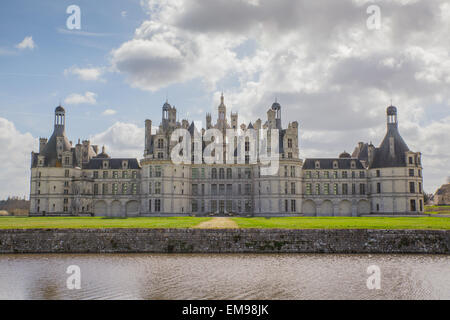 Charmond Chateau in the Loire valley in France. Stock Photo