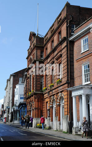 Lewes Town Hall in the High Street East Sussex UK Stock Photo