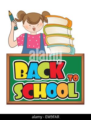 back to school book graduation cap Stock Vector Image & Art - Alamy
