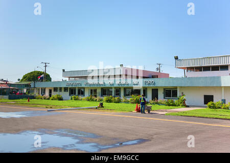 International airport in province of Bocas del Toro in Panama Stock Photo