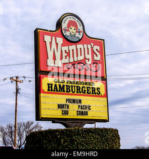 Wendy's Old Fashioned Hamburgers Stock Photo - Alamy