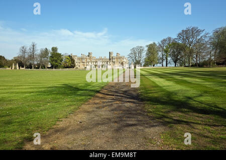 Castle Ashby House in Northamptonshire UK Stock Photo