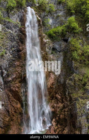 Waterfall at Nevidio canyon in Montenegro Stock Photo