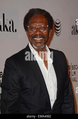 New York, NY, USA. 17th Apr, 2015. Clarke Peters at arrivals for FRANNY World Premiere at Tribeca Film Festival 2015, Tribeca Performing Arts Center (BMCC TPAC), New York, NY April 17, 2015. Credit:  Derek Storm/Everett Collection/Alamy Live News Stock Photo