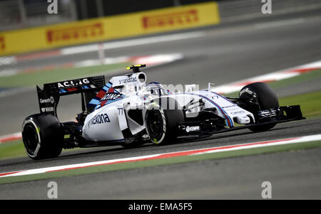 Williams Driver Valtteri Bottas, Of Finland, Pulls In To The Pits 