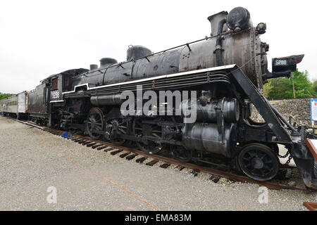 Steam Locomotive at the Chattanooga Railway Museum Stock Photo