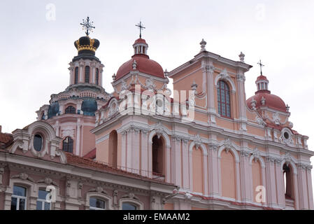 Church of St Casimir, the old town of Vilnius, Lithuania Stock Photo