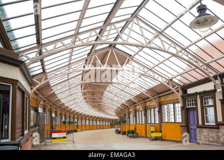 Ramp leading to the Isle of Bute ferry at Wemyss Bay railway station Stock Photo