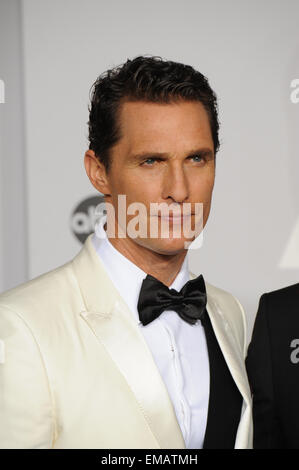 LOS ANGELES, CA - MARCH 2, 2014: Matthew McConaughey at the 86th Annual Academy Awards at the Dolby Theatre, Hollywood. Stock Photo