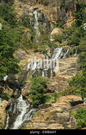 The Rawana Falls in Ella, Sri Lanka Stock Photo