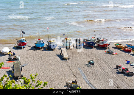 Beer Beach, Devon, South West England Stock Photo