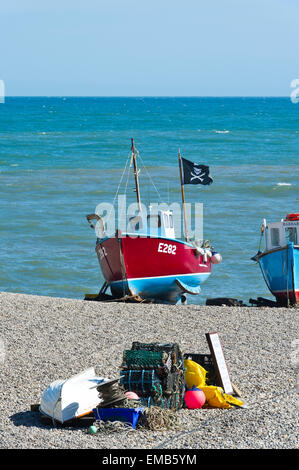 Beer Beach, Devon, South West England Stock Photo