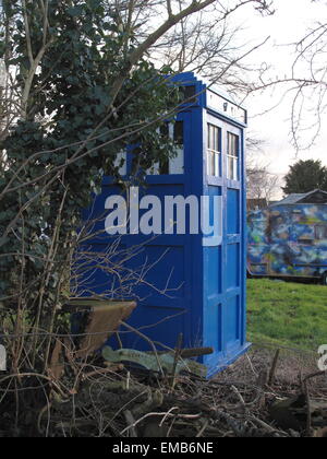 Doctor Who Tardis Police Public call Box Stock Photo - Alamy