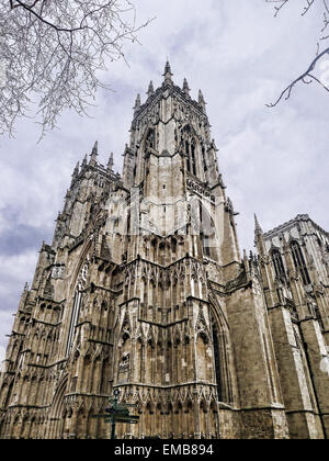 City of York, England. Quire, Lady Chapel and the Great East Window of ...