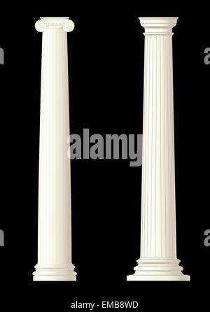Vector drawing of column Stock Vector Image & Art - Alamy