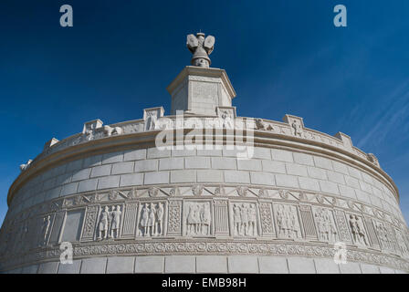 Tropaeum Traiani ,a Roman triumphal monument in Adamclisi,  Constanta - Romania Stock Photo