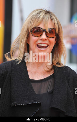 LOS ANGELES, CA - FEBRUARY 19, 2012: Linda Gray at the world premiere of 'Dr. Suess' The Lorax' at Universal Studios, Hollywood. February 19, 2012 Los Angeles, CA Stock Photo